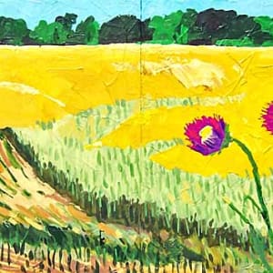 Thistles And Fields by Michael Anderson