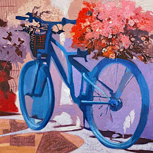 Blue Bicycle by Michael Anderson