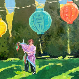 Chinese Lanterns, Tai Chi by Michael Anderson