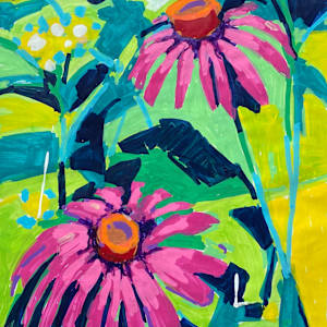 Cone Flowers by Michael Anderson