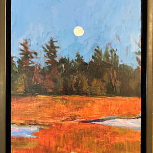 Autumn Moonrise by Holly Friesen 