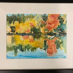 Autumn River by Holly Friesen  Image: framed view