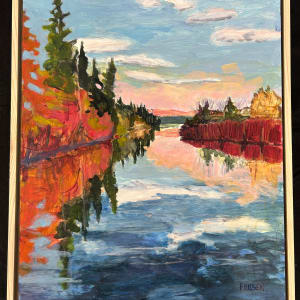Early Morning River Song by Holly Friesen  Image: framed