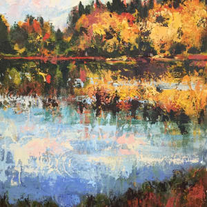 Autumn Morning in the Adirondacks by Holly Friesen