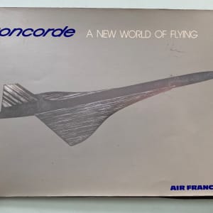 Concorde: A New World of Flying booklet by Air France