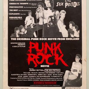 Punk Rock Movie brochure by Don Letts