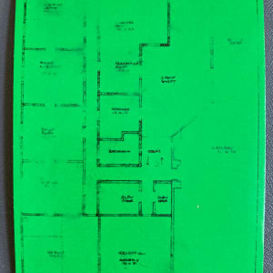 floor plan postcard by Artists Space