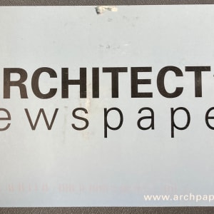 Architect's Newspaper launch party invite by Architect's Newspaper