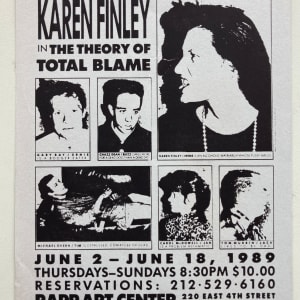 Karen Finley in The Theory of Total Blame by RAPP Art Center