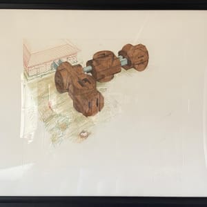 Alternative Proposal for an Addition to the Allen Memorial Museum, Oberlin, Ohio by Claes Oldenburg