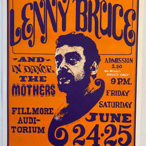 Bill Graham Presents In Concert Lenny Bruce by Wes Wilson