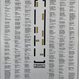 Learn to Read Art: The Books Exhibition Poster by Lawrence Weiner 
