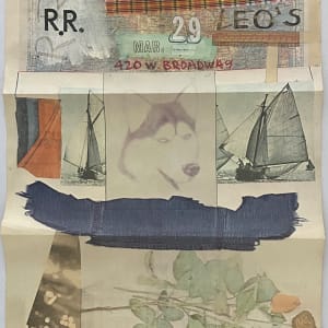 R.R. at Leo's by Robert Rauschenberg