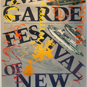 15th Annual Avant Garde Festival of New York Exhibition Poster by Jim McWilliams