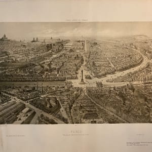 Paris, Vue prise au dessus de la Colonne de Juillet by Jules Arnout