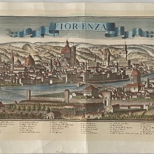 Historic Map of Fiorenza by F. B. Werner