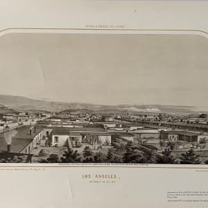 Los Angeles, Los Angeles Co. Cal, 1857 by Kuchel & Dressel