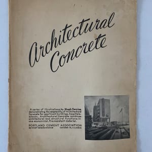 Architectural Concrete (6 images) by Hugh Ferriss