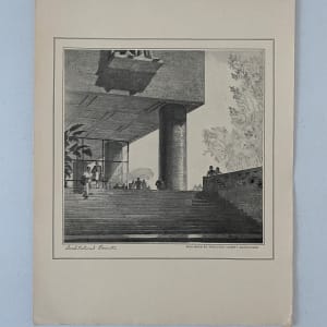 Architectural Concrete (6 images) by Hugh Ferriss 
