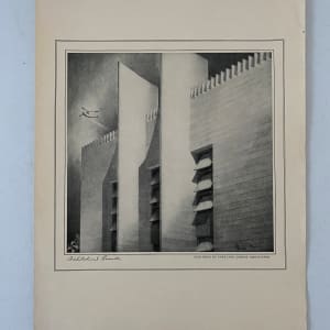 Architectural Concrete (6 images) by Hugh Ferriss 