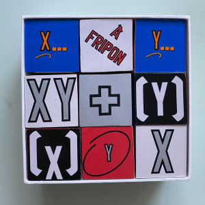 Lawrence Weiner XX XY Wooden Block Set by Lawrence Weiner 
