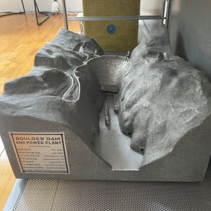 Model of Boulder Dam by Gladys Caldwell Fisher 