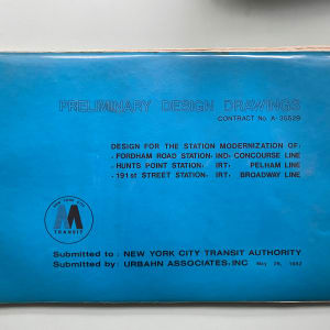 Preliminary Design Drawings [Design for Station Modernization of Fordham Station, Hunts Point Station, 191st St. Station] by Urbahn Associates Inc.