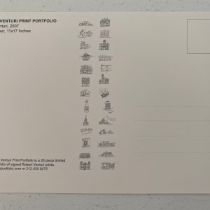 Robert Venturi Postcard set by Robert Venturi 