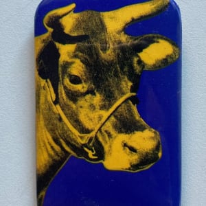 Andy Warhol Cow Button by Museum of Modern Art