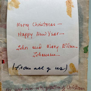 Christmas Greeteings by John M. Johansen 