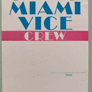 Miami Vice Crew Badge by Michael Mann