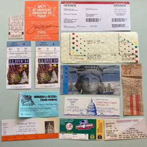 Assorted Tickets and Ticket Stubs by various