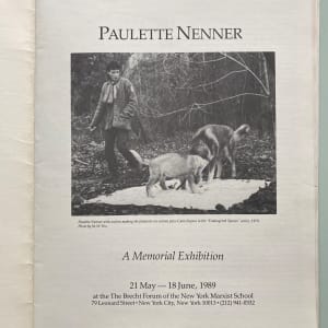 A Memorial Exhibition by Paulette Nenner