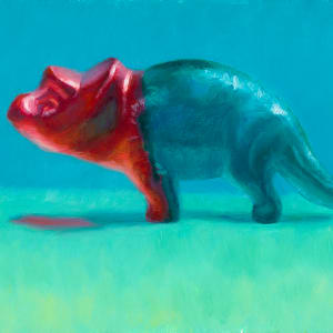 Gummie Triceratops by Christine Mitzuk