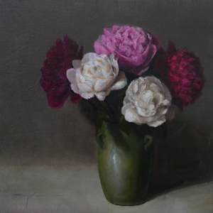 “White and Pink Peonies” by Andy Sjodin
