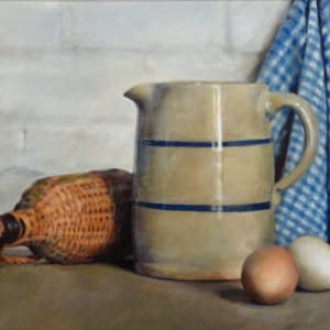 Pitcher and Eggs by Judy Buckvold