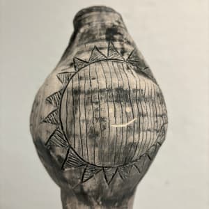 Tulip-Form Handled Vase by Cat Rigdon 
