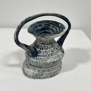 Baby in Love Handled Vessel by Cat Rigdon 