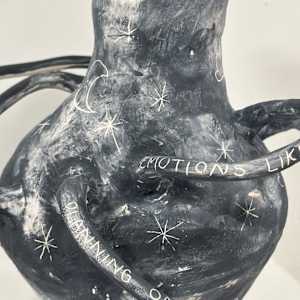 Going Through Emotion Like Water Multi-Handled Ewer by Cat Rigdon 