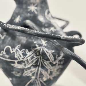Going Through Emotion Like Water Multi-Handled Ewer by Cat Rigdon 