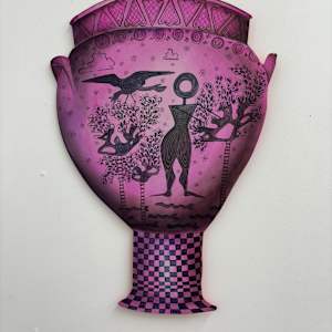 Pruning with Snakes Krater by Cat Rigdon 