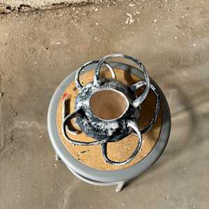 Visit to Museum Island Multi-Handled Vessel by Cat Rigdon 