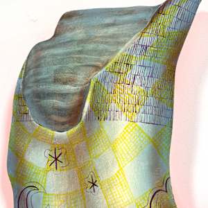 Going Through Emotions Handled Ewer by Cat Rigdon, Image 2.