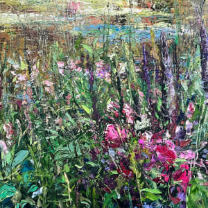 Lotus and wild flowers by Eric Alfaro 