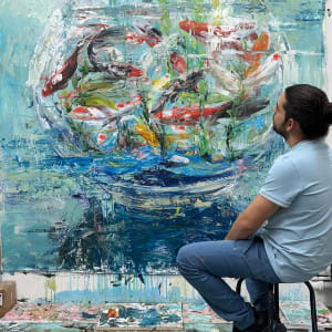 Turquoise aquarium by Eric Alfaro 