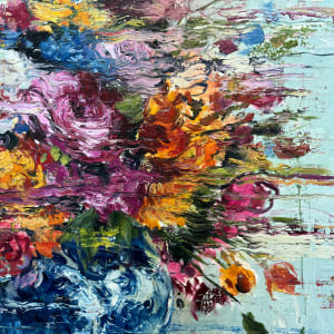 Porcelain and flowers by Eric Alfaro 