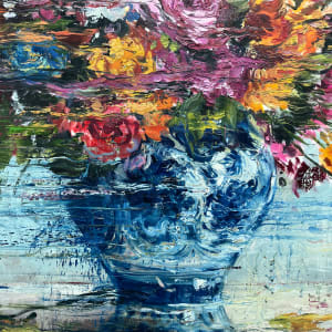 Porcelain and flowers by Eric Alfaro 