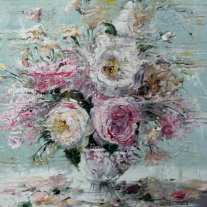 Vase with blooms by Eric Alfaro 