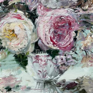 Vase with blooms by Eric Alfaro 