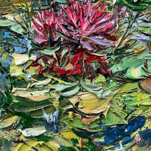 Red lotus flowers by Eric Alfaro 